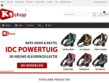 Tablet Screenshot of k9shop.nl